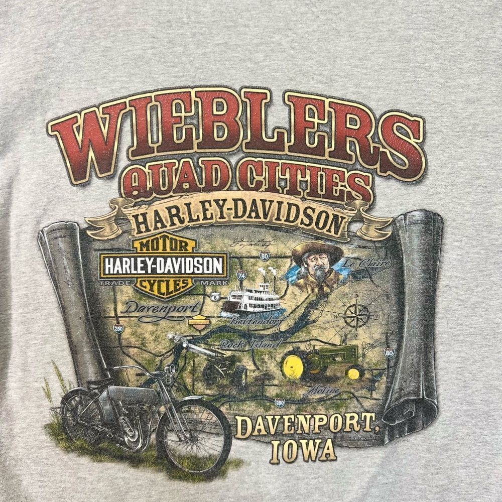 Steamboat Vintage Beefy T Harley Davidson T-Shirt‎ large iowa